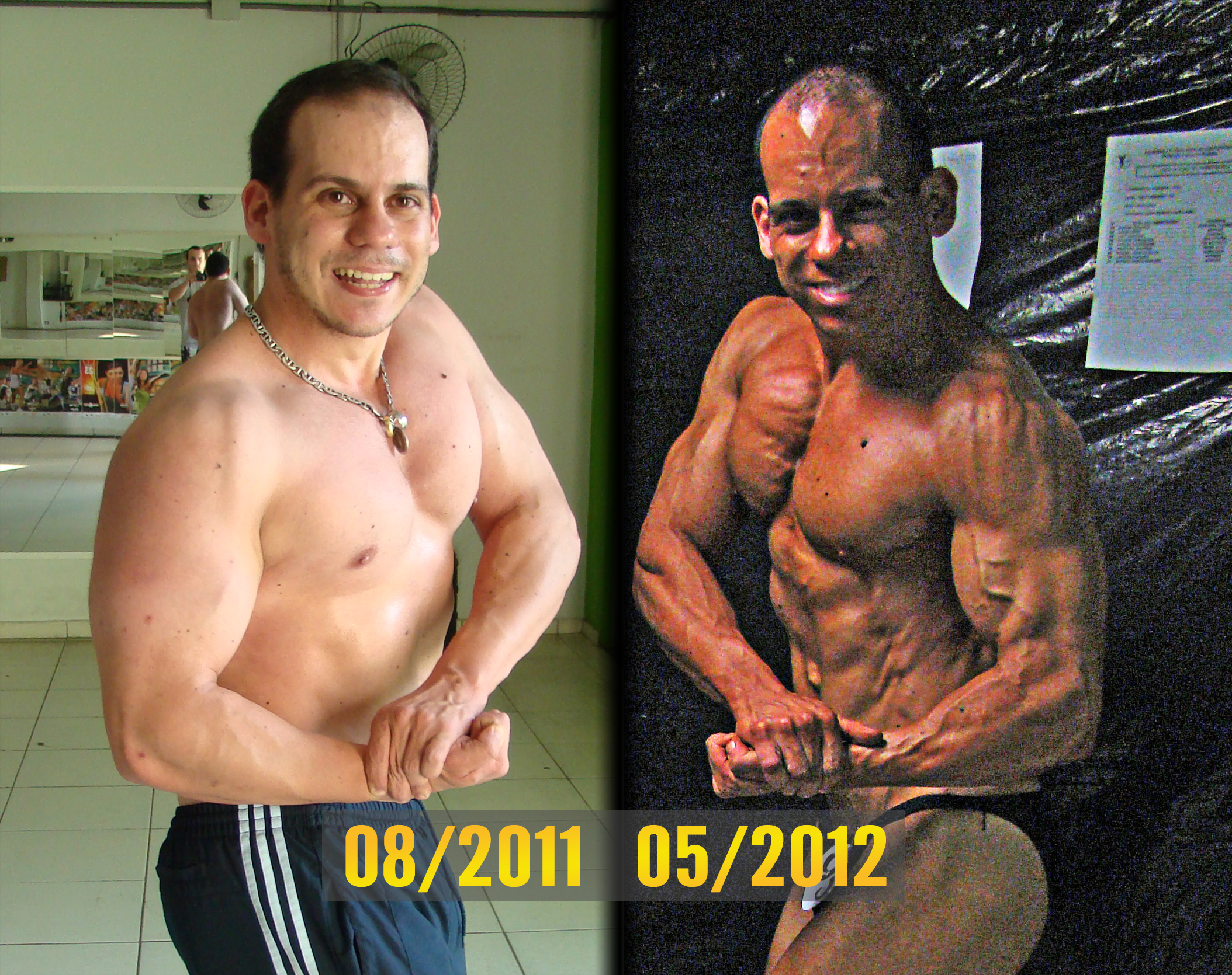Miguel Chain — antes e depois, transformação natural